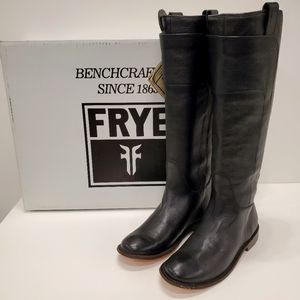 Frye Women's Paige Black Leather Boot US 5.5M